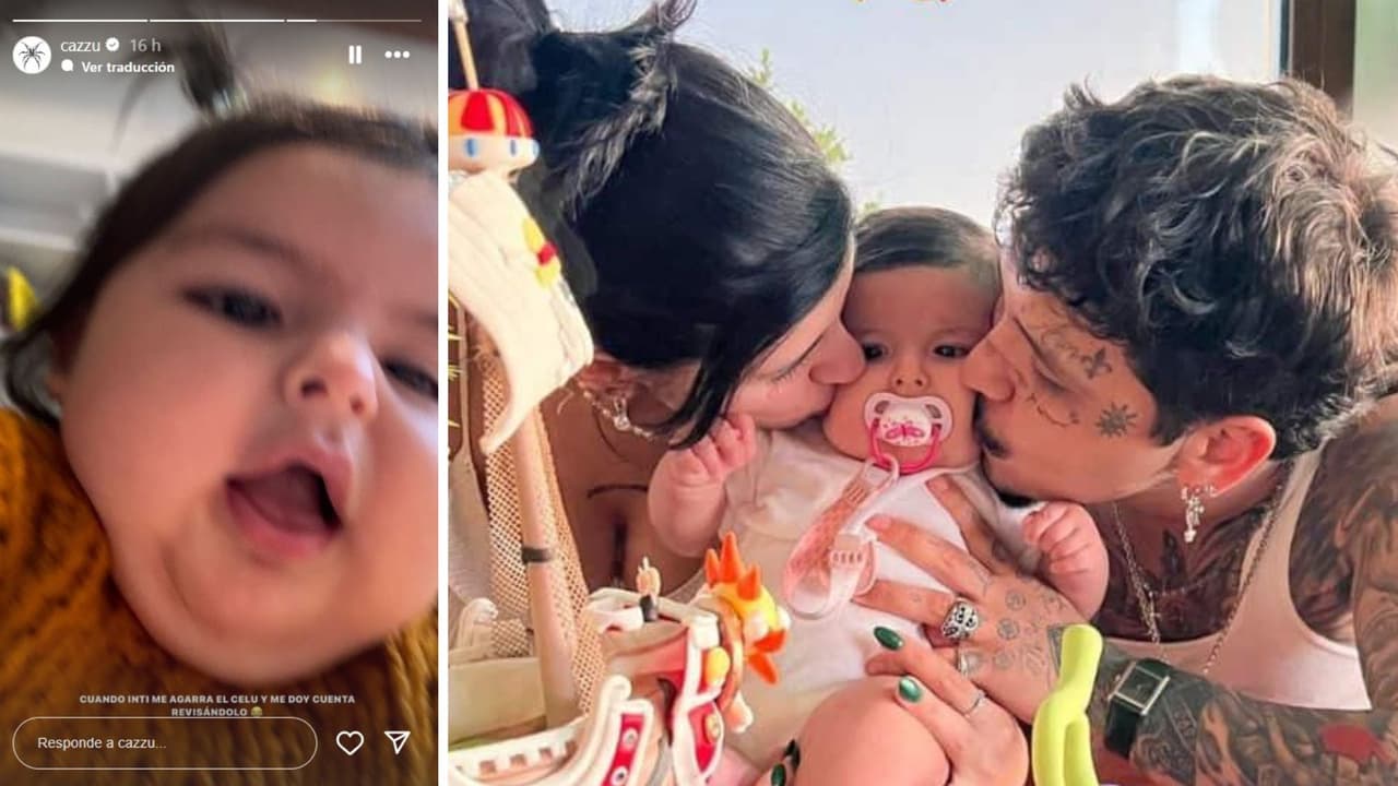 Cazzu mostró a su hija Inti luego de conocerse que ya no es pareja de Nodal.
