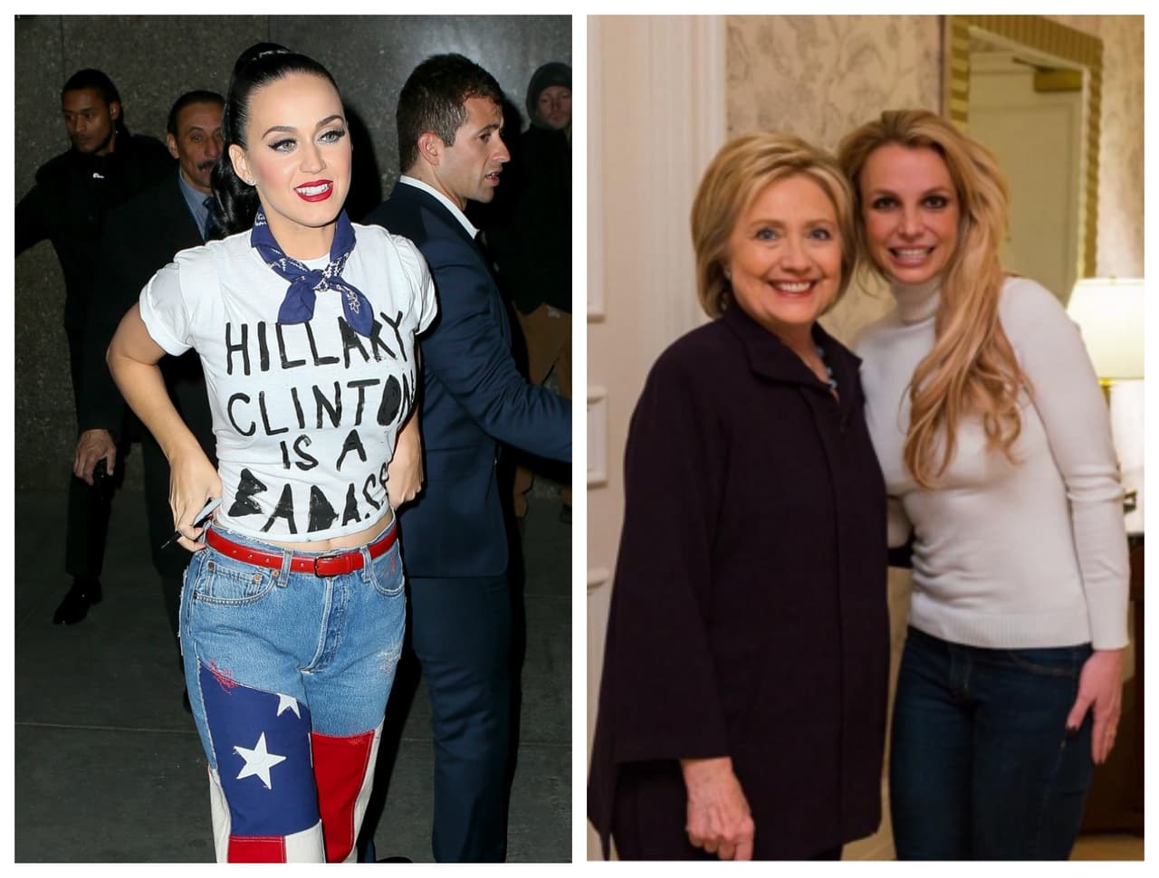 Por el otro lado, se ha formado incluso una alianza entre mujeres famosas para apoyar a a la candidata Hillary Clinton, y esta campaña se llama: 'I'm With Her'.