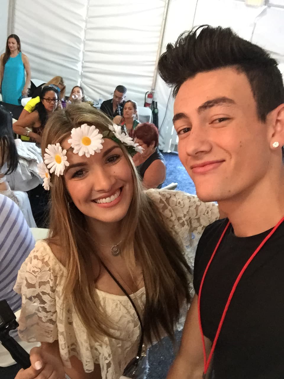 Nuestra reportera digital se la pasó muy bien en las audiciones de Miami Beach. Se hizo selfies con todos!