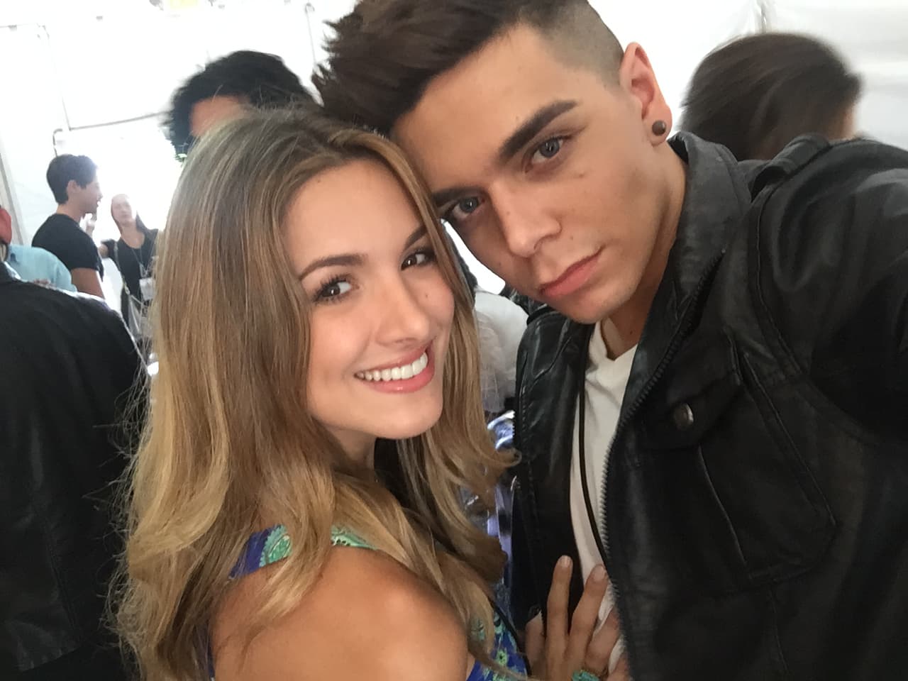 Nuestra reportera digital se la pasó muy bien en las audiciones de Miami Beach. Se hizo selfies con todos!