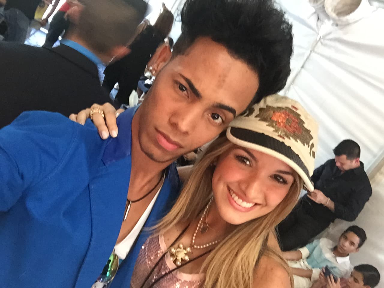 Nuestra reportera digital se la pasó muy bien en las audiciones de Miami Beach. Se hizo selfies con todos!