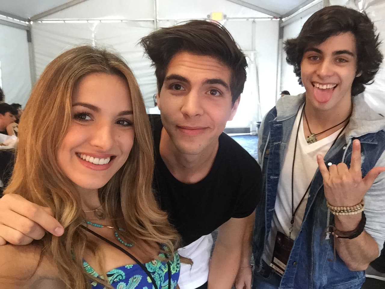 Nuestra reportera digital se la pasó muy bien en las audiciones de Miami Beach. Se hizo selfies con todos!