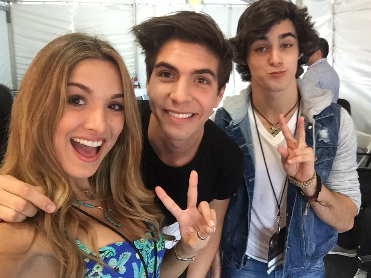 Nuestra reportera digital se la pasó muy bien en las audiciones de Miami Beach. Se hizo selfies con todos!