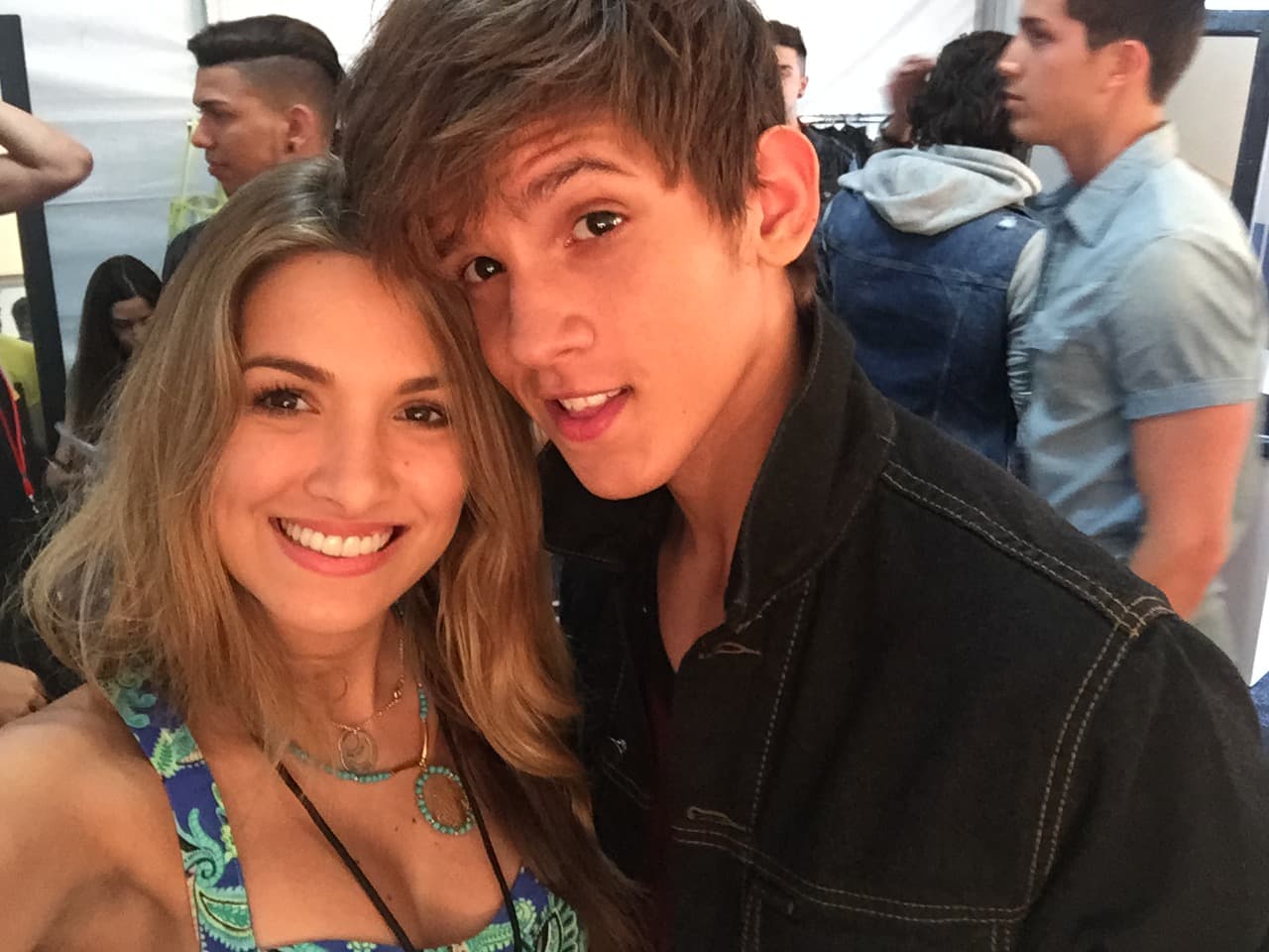 Nuestra reportera digital se la pasó muy bien en las audiciones de Miami Beach. Se hizo selfies con todos!