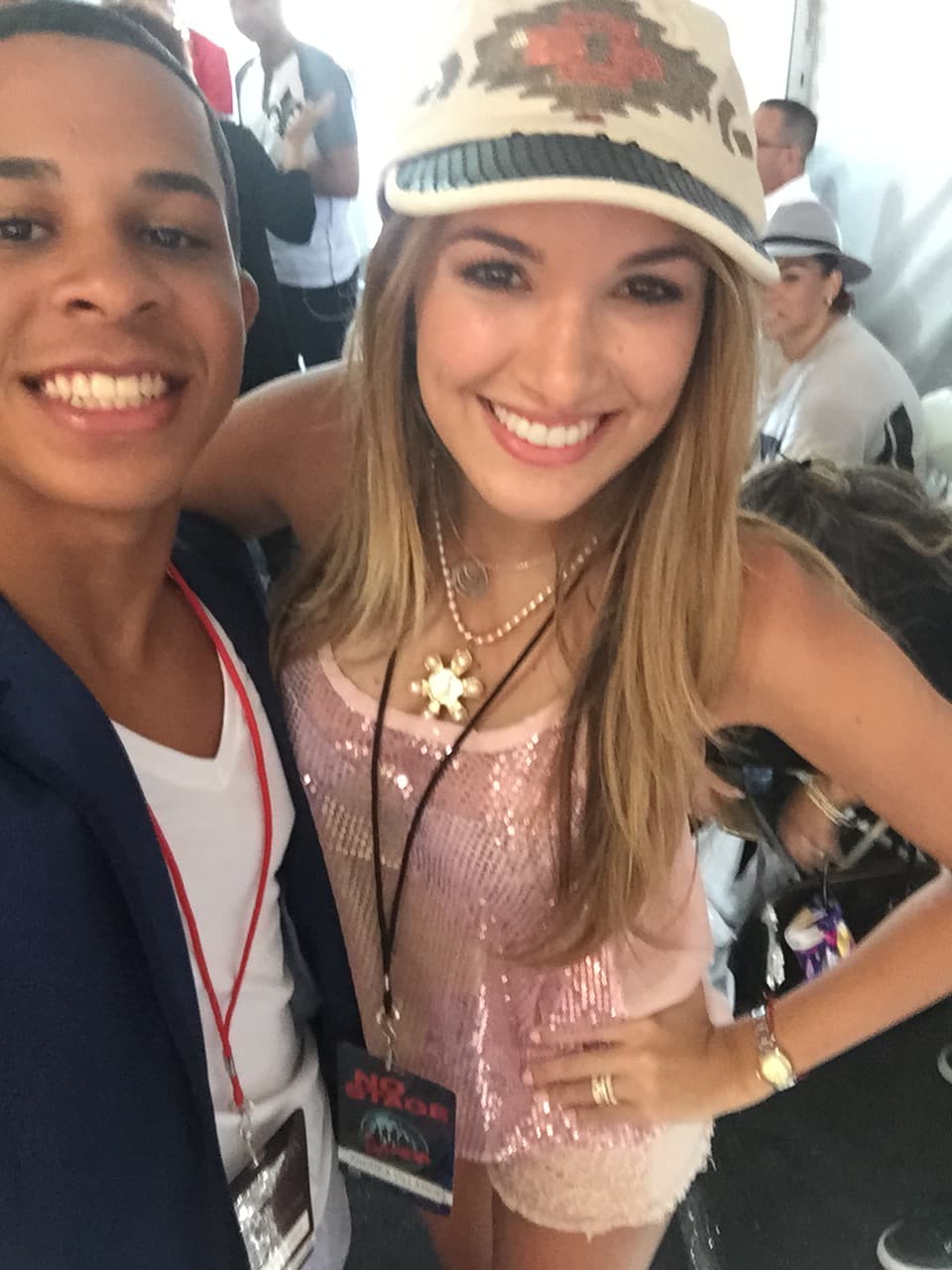 Nuestra reportera digital se la pasó muy bien en las audiciones de Miami Beach. Se hizo selfies con todos!