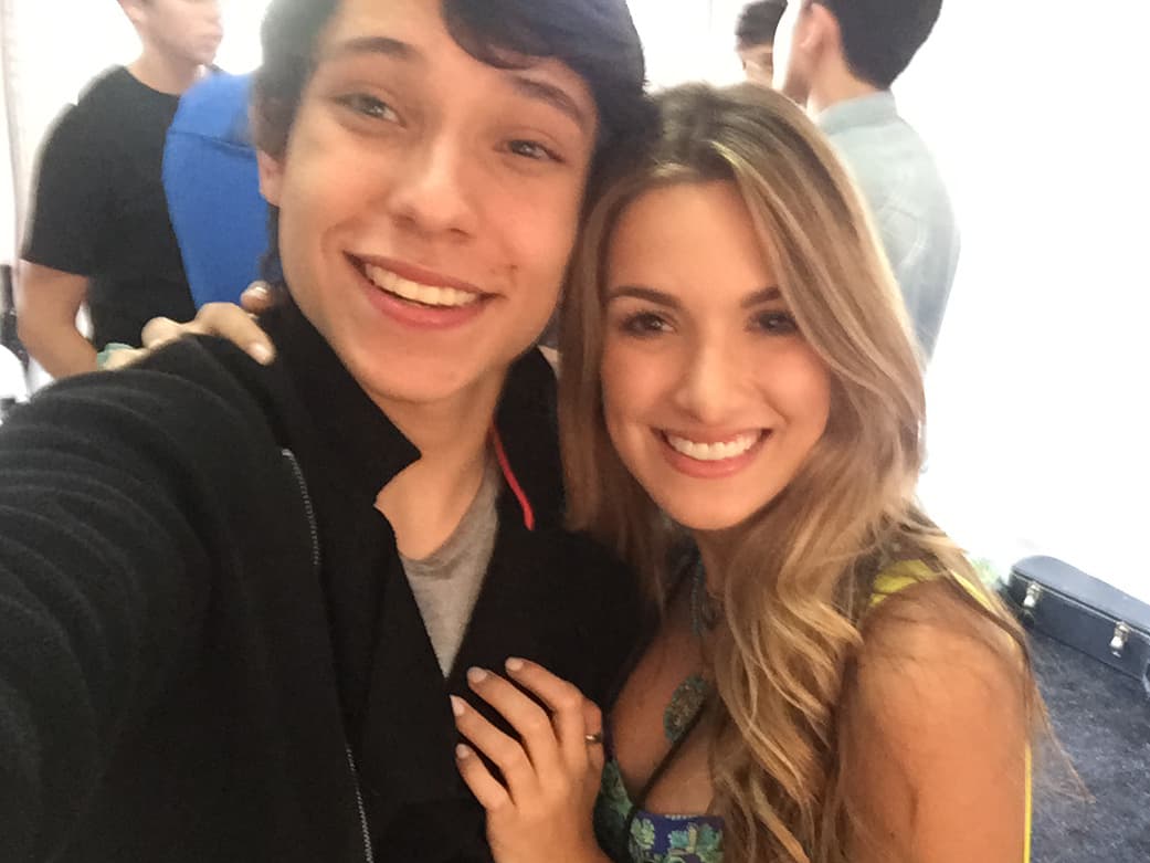 Nuestra reportera digital se la pasó muy bien en las audiciones de Miami Beach. Se hizo selfies con todos!