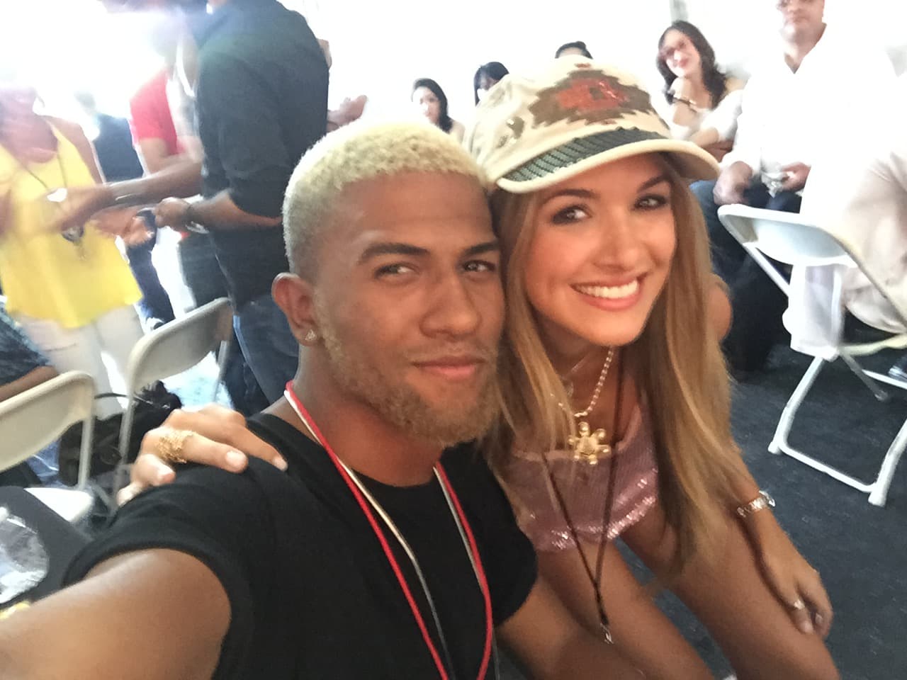 Nuestra reportera digital se la pasó muy bien en las audiciones de Miami Beach. Se hizo selfies con todos!