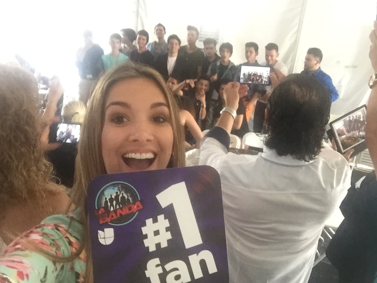 Nuestra reportera digital se la pasó muy bien en las audiciones de Miami Beach. Se hizo selfies con todos!