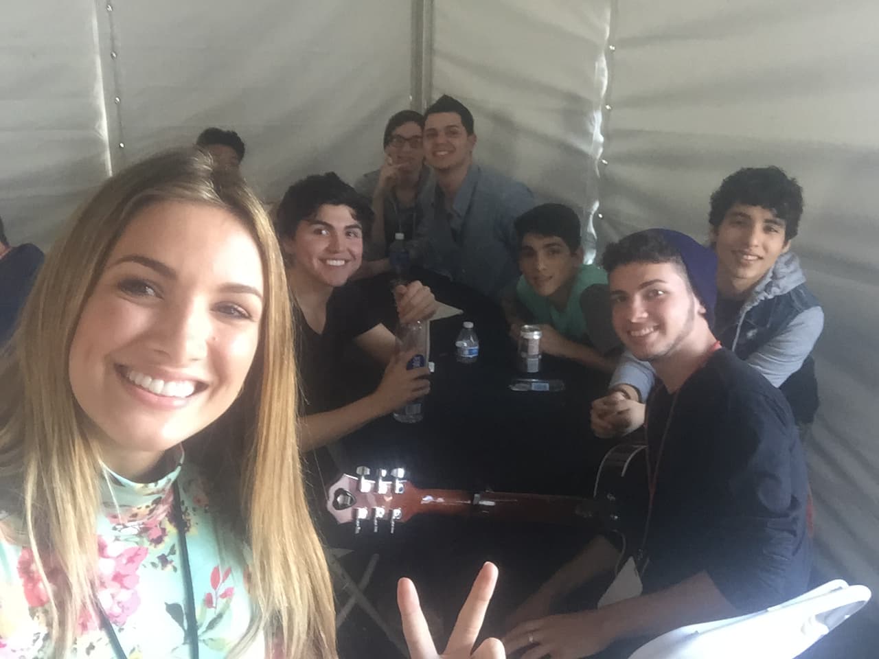 Nuestra reportera digital se la pasó muy bien en las audiciones de Miami Beach. Se hizo selfies con todos!