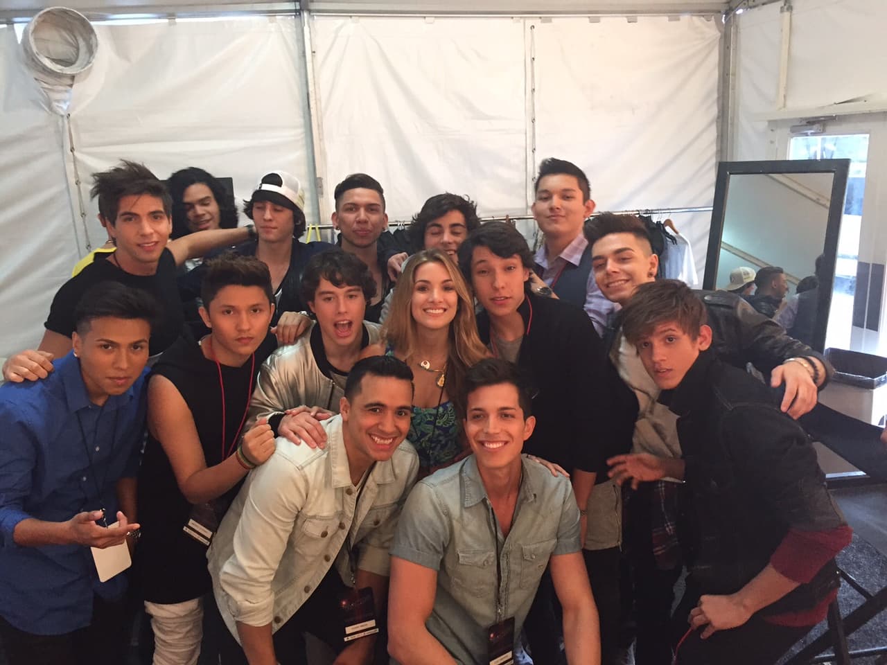 Nuestra reportera digital se la pasó muy bien en las audiciones de Miami Beach. Se hizo selfies con todos!