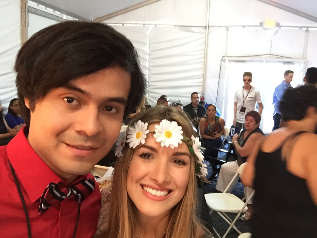 Nuestra reportera digital se la pasó muy bien en las audiciones de Miami Beach. Se hizo selfies con todos!