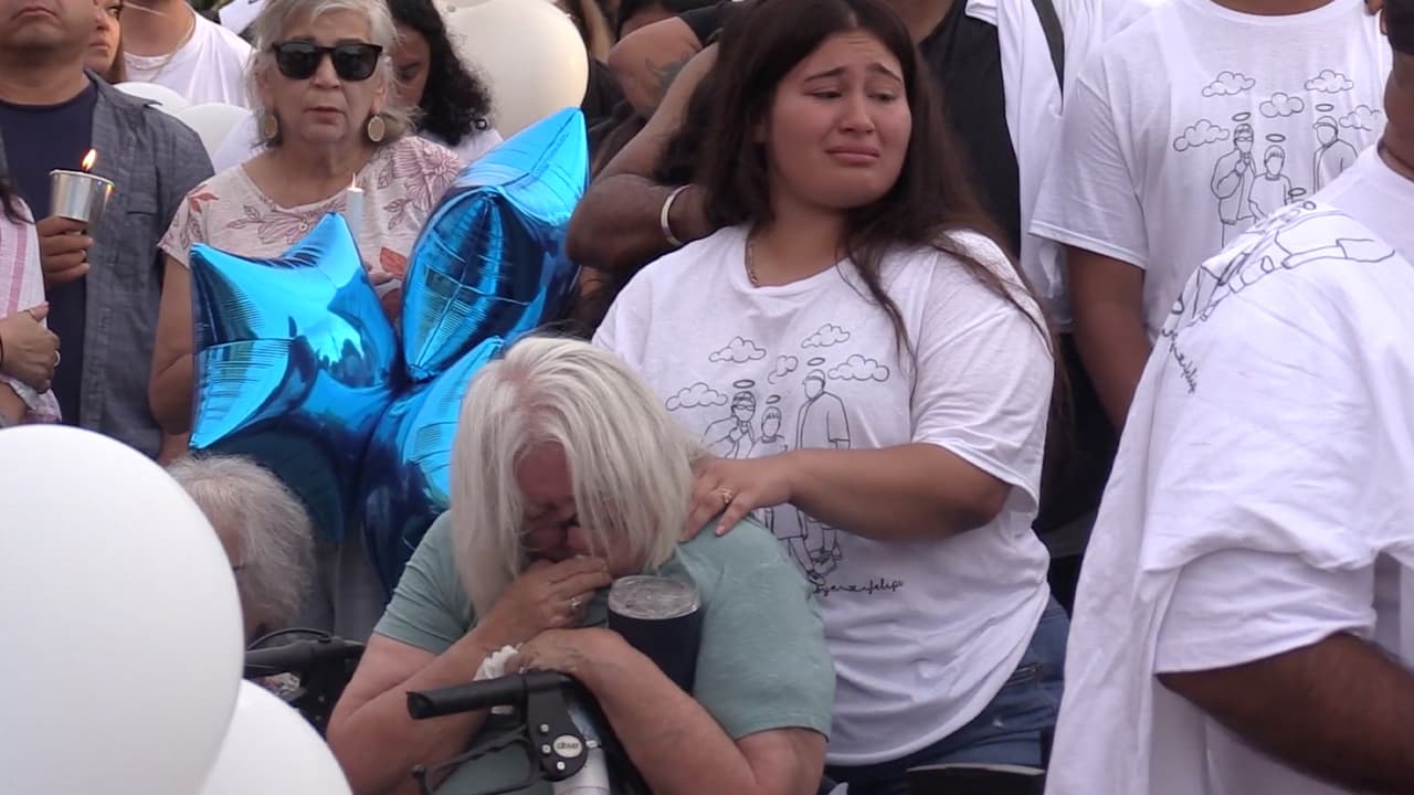 Adriana Cantu, tía del Brailyn, agradeció el apoyo de la comunidad en un momento tan difícil para ellos.