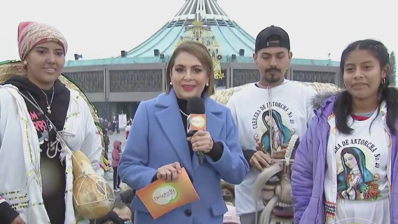 Peregrinos hablan con MAC de los bailes en la Basílica de Guadalupe para pedir por los suyos en EEUU