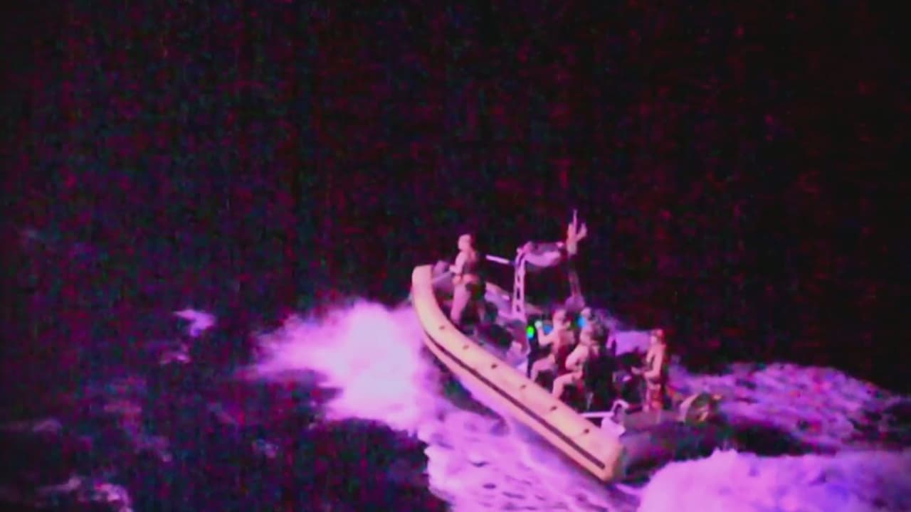 Así son los operativos nocturnos de la Guardia Costera de EEUU en busca de traficantes de droga