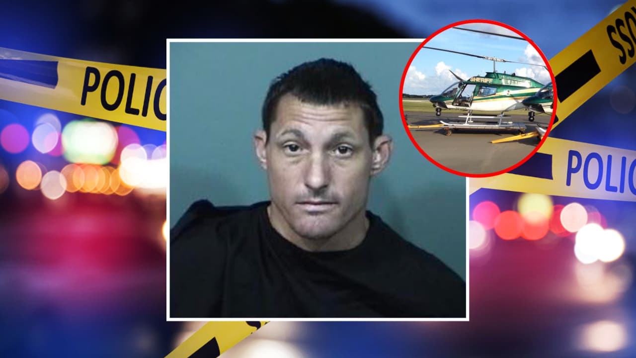 Arrestan a sospechoso que apuntó con una luz láser a piloto de helicóptero del condado Brevard