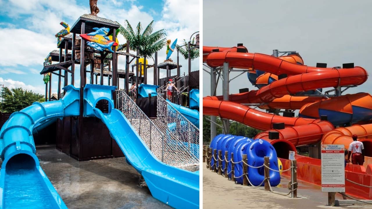 Estos toboganes de Hawaiian Falls en Waco prometen horas de diversión para los más pequeños. Si estás de viaje por el centro de Texas podrías ir a 
<b>Hawaiian Falls de Waco</b>, que 
<b>se ubica a una hora y media del centro de Dallas</b>, aproximadamente a 96 millas al sur por la autopista 35.