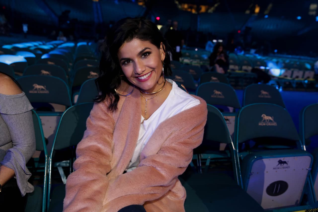 Martina La Peligrosa también llegó a ensayar y encantó a todos con su sonrisa.