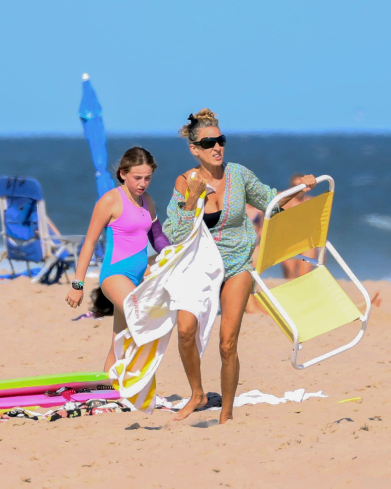 <b><a href="https://www.univision.com/temas/sarah-jessica-parker">Sarah Jessica Parker</a></b> se tomó un descanso para disfrutar un día de playa con sus hijas y su esposo, Matthew Broderick.