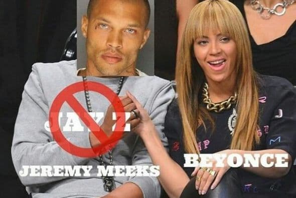 Hasta la cantante Beyonce, en las memes, presume una cita con Jeremy.