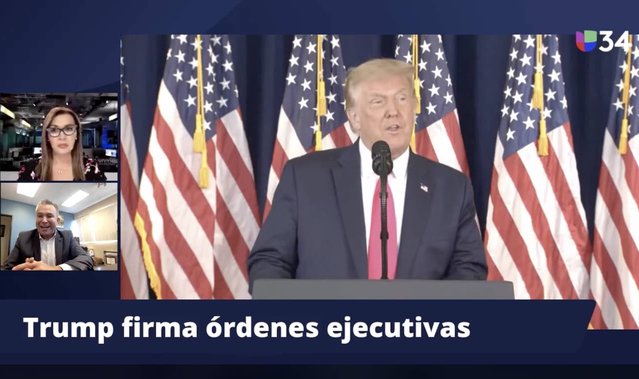 El economista Manuel Ramos habló con
<a href="https://www.facebook.com/Univision34/videos/720802455440926/" target="_blank">Univision 34 durante un Facebook Live </a> sobre estas cuatro órdenes ejecutivas.