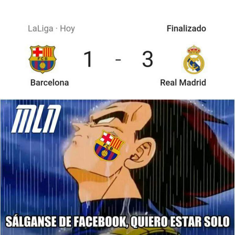 El Real Madrid y los memes tundieron al Barcelona | Los culés perdieron el Clásico del futbol español y los memes no tardaron en aparecer.