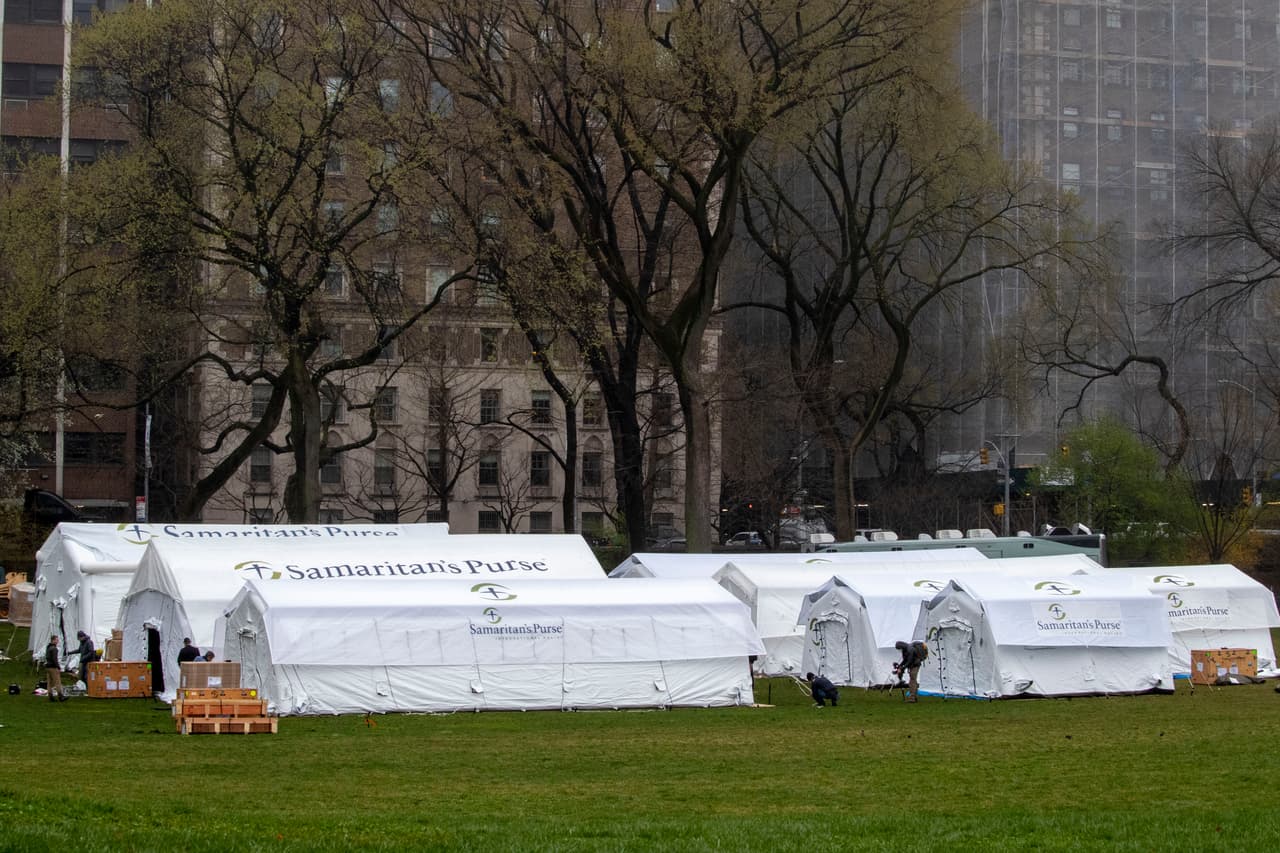 El Hospital Mount Sinai abrirá carpas temporales en pleno Central Park para la atención de pacientes que tengan síntomas del coronavirus.