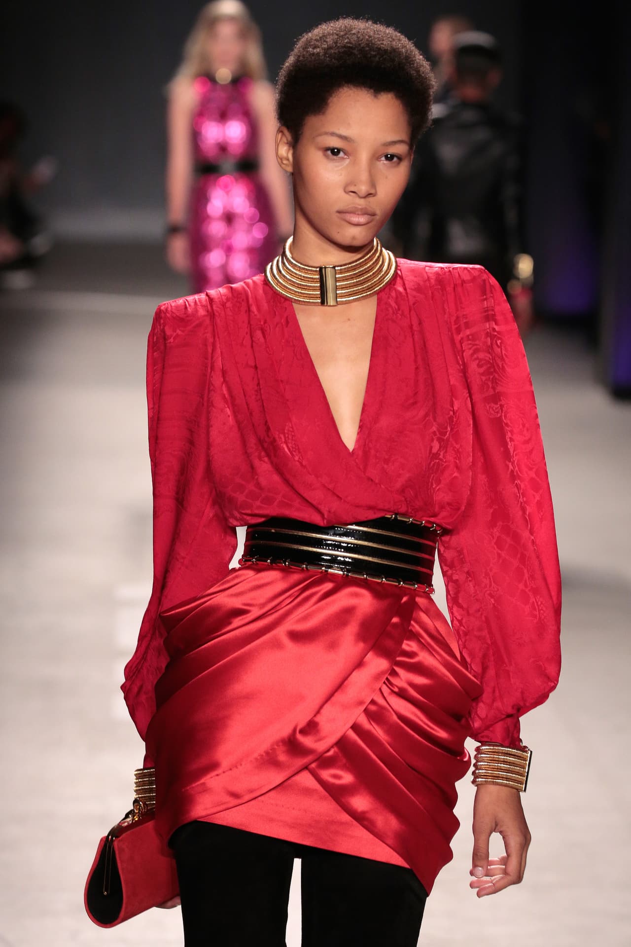 Lineisy Montero BALMAIN X H&M Collection Launch