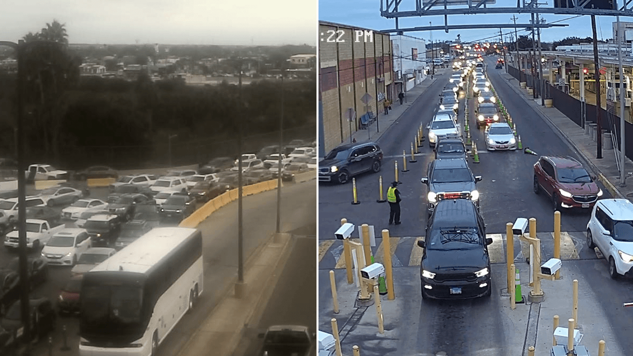 Reportan altos tiempos de espera en puentes fronterizos texanos. ¿Cómo ahorrar tiempo?