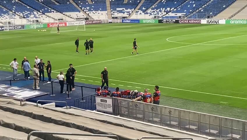 Guardaespaldas de Messi revisa seguridad en el ‘Gigante de Acero’