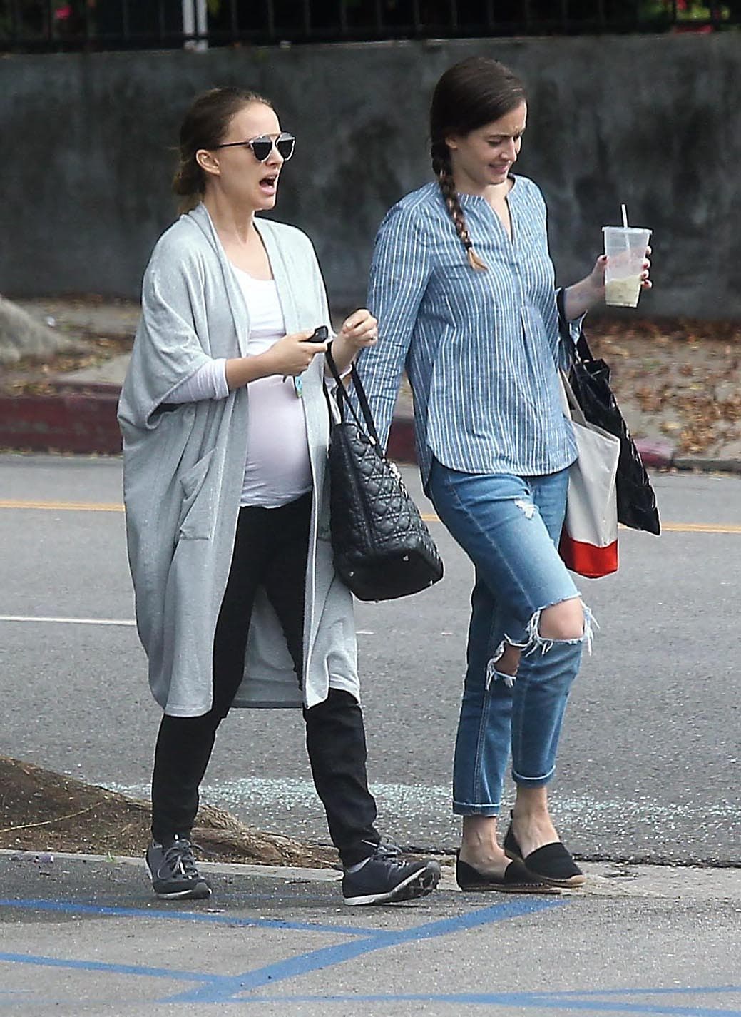 Pero se nota que está muy feliz por la llegada de su segundo hijo.