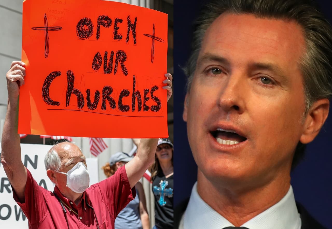Iglesia va ante la Corte Suprema para abrir en California en medio del coronavirus