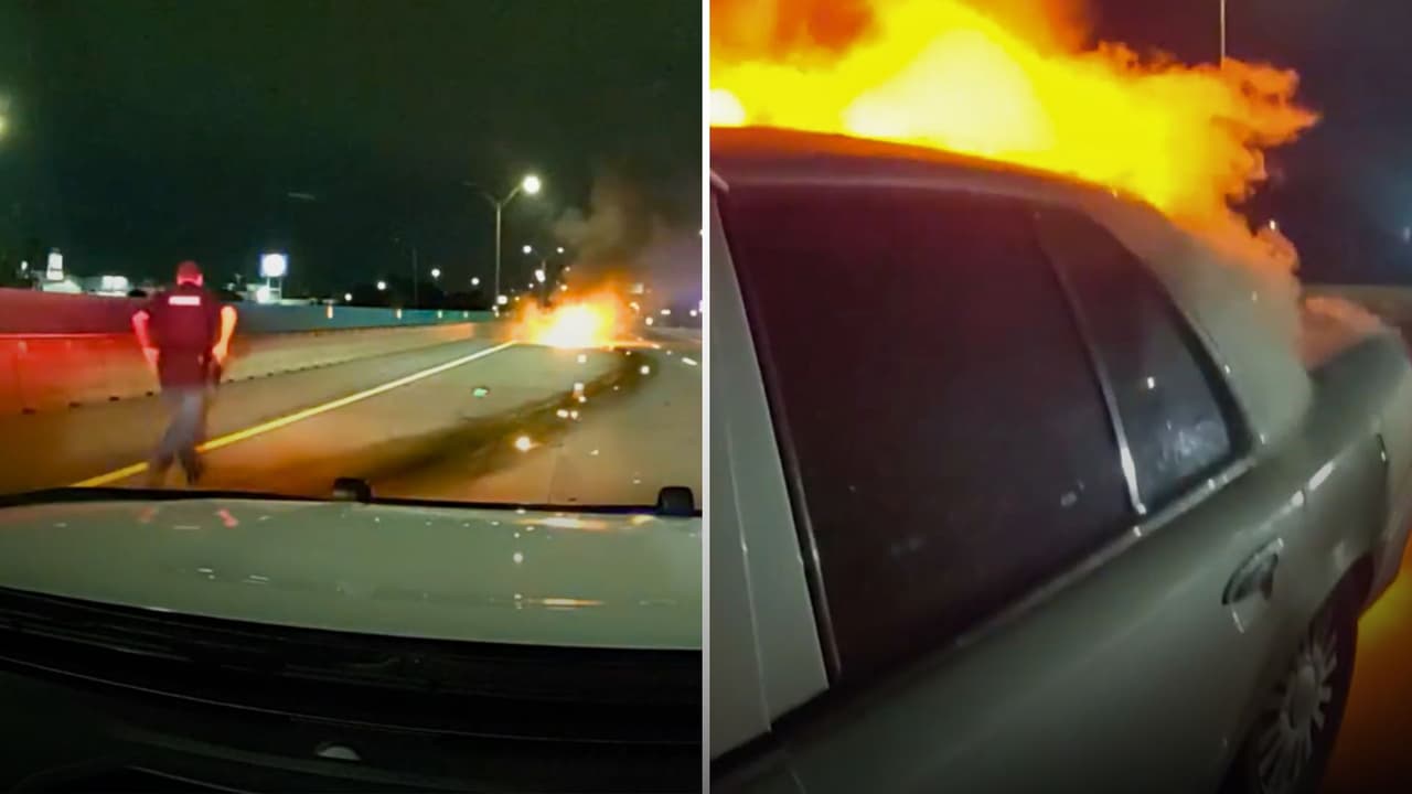 <b>En la oscuridad de la autopista, el fuego no avisa: </b>Apenas chispea, y de pronto lo devora todo. Era la 12:10 de la madrugada del 30 de septiembre cuando
<b>un oficial del Departamento de Policía de Mesquite vio cómo un auto chocaba contra una barrera de concreto.</b> En segundos, el vehículo se encendió. No hubo tiempo para pensar, solo actuar.
<br>
<b>El oficial corrió hacia el carro, rompió el cerco del calor y sacó a la conductora</b> antes de que las llamas hicieran lo suyo. La escena quedó envuelta en humo, sirenas y ese silencio raro que dejan las tragedias cuando no alcanzan a serlo.
<br>El departamento
<a href="https://www.facebook.com/share/v/16FCzFCmbB/" target="_blank">lo contó después en Facebook</a>: “Un acto de valentía. Un recordatorio del coraje y compromiso de nuestros oficiales”. Y, de paso, una advertencia que no caduca:
<b>beber y manejar no se mezclan.</b>