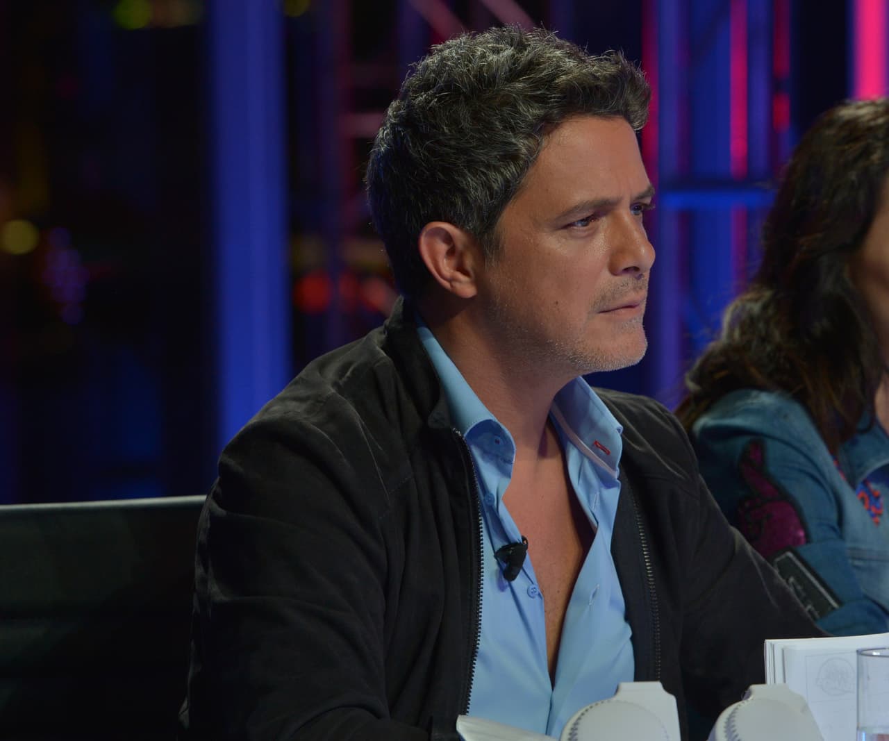 A muchos asustan estas caras. Sin duda, es el juez más exigente de la competencia. Aunque lo intente, su cara nos lo dice todo.