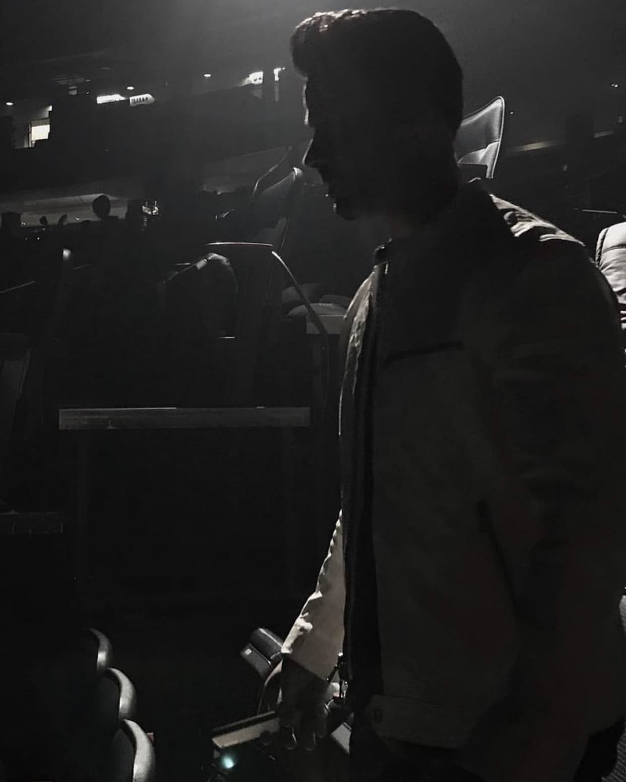 Minutos antes de subir al escenario,
<b>Luis Fonsi</b> compartió esta foto más que listo para cantar
<b>'Despacito'</b>.