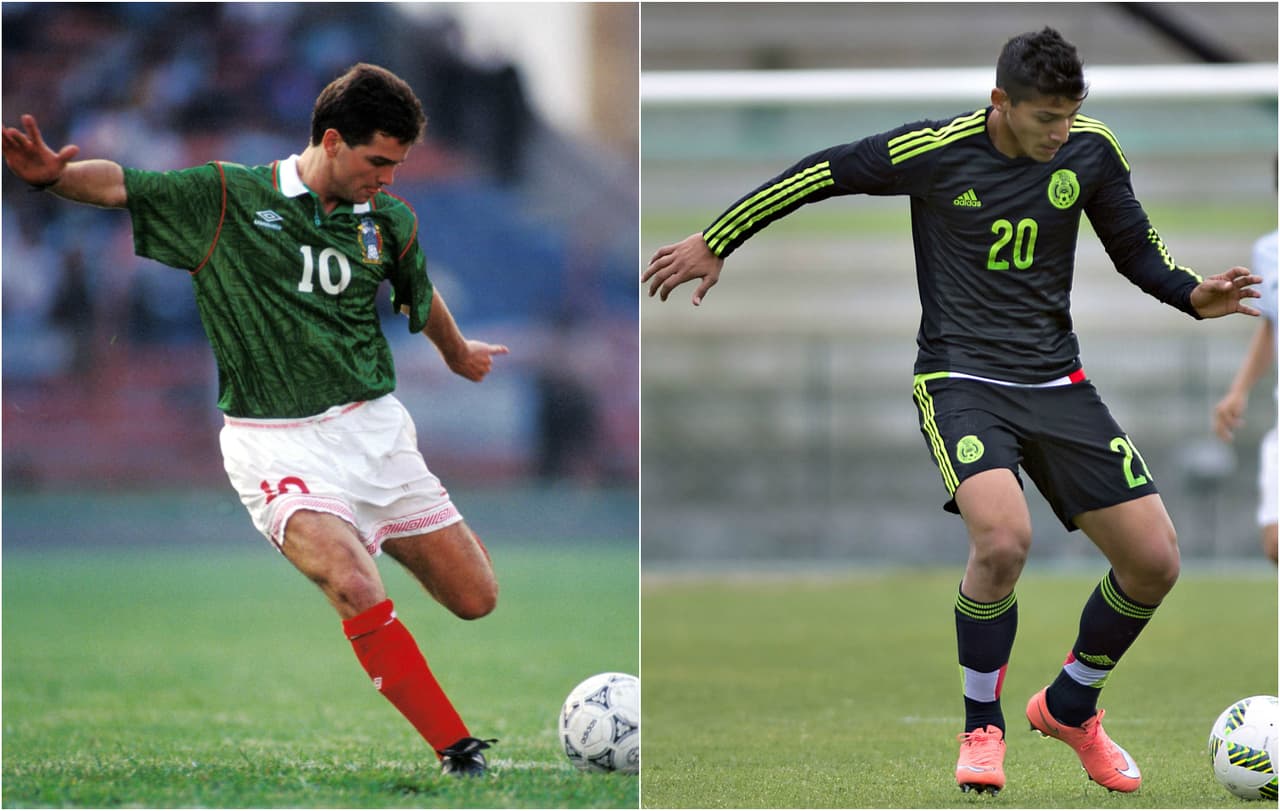 LUIS GARCÍA vs. ÁNGEL ZALDÍVAR – El Niño Artillero es producto de la cantera de los Pumas de la UNAM donde muy joven consiguió dos de los tres títulos de goleo que tuvo en su carrera. Dicho logró le valió ser contratado por el Atlético de Madrid donde marcó 17 goles en su temporada debut. Fue goleador en los dos grandes América y Chivas y anotó dos tantos en el Mundial de 94. Zaldívar inicia su carrera con el Rebaño y apenas debutará en la Mayor.