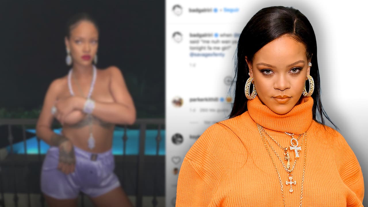 Rihanna levanta polémica con foto toples donde usa un colgante del Dios hindú Ganesha