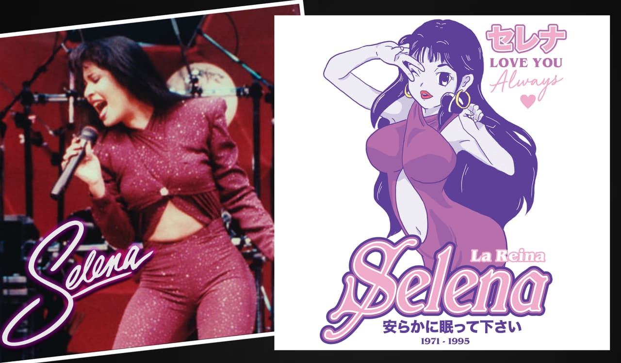 Convierten a Selena Quintanilla en un personaje japonés