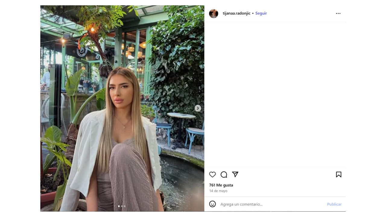 Tijana Radonjic tenía 19 años cuando murió.