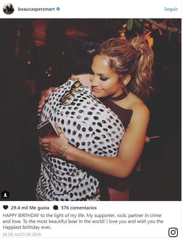 Los mensajes en las diferentes redes sociales de ambos siempre estuvieron presentes.