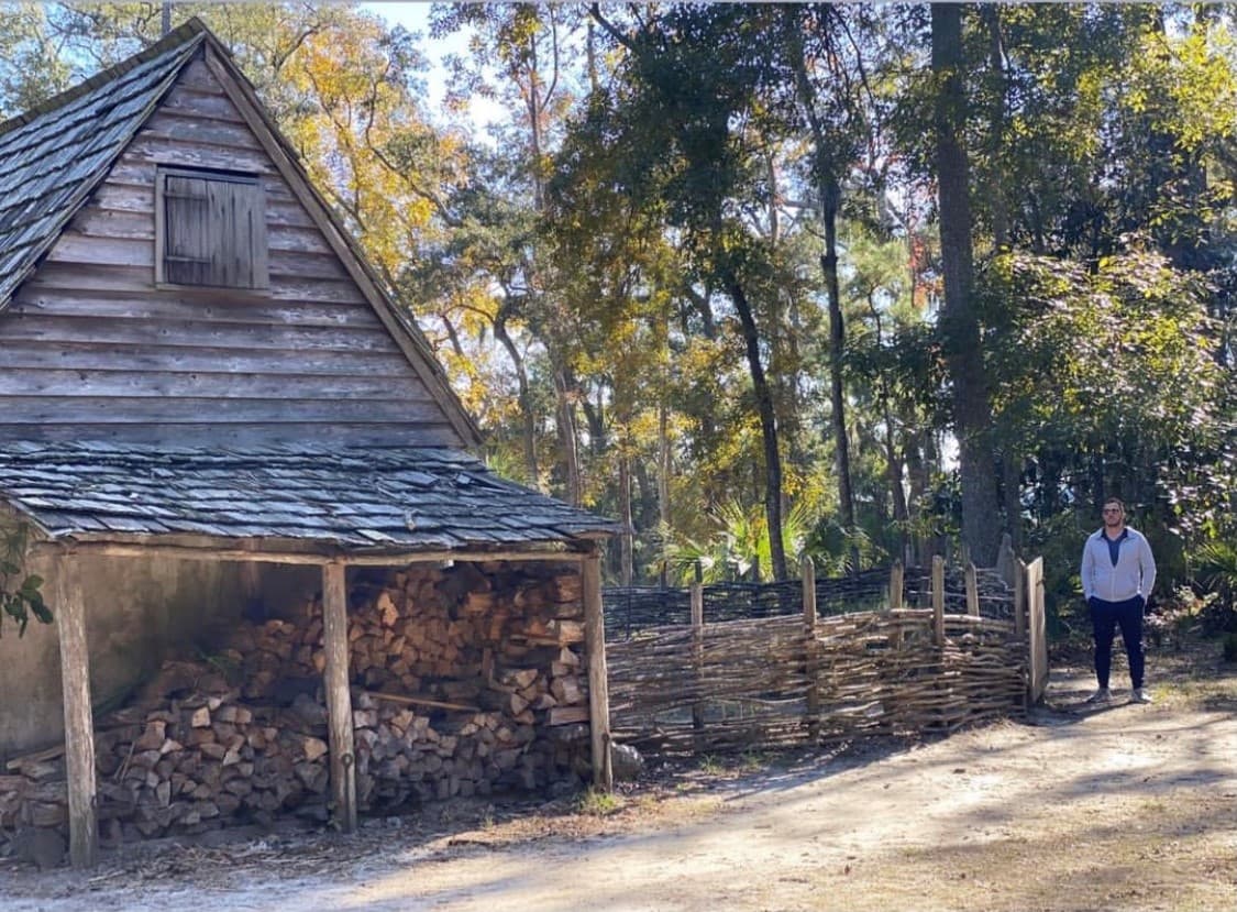La pareja eligió este lugar ubicado en Savannah, Georgia, para disfrutar de este corto descanso.