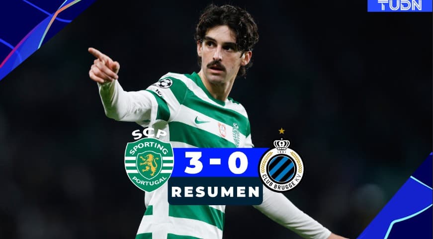 Resumen | Sporting blanquea al Brujas en Champions League