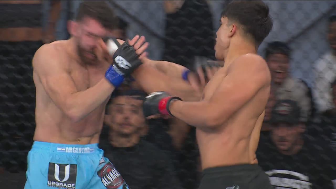 Cristian 'Púas' Pérez noquea a Bruno Cannetti en pelea estelar de Combate Global