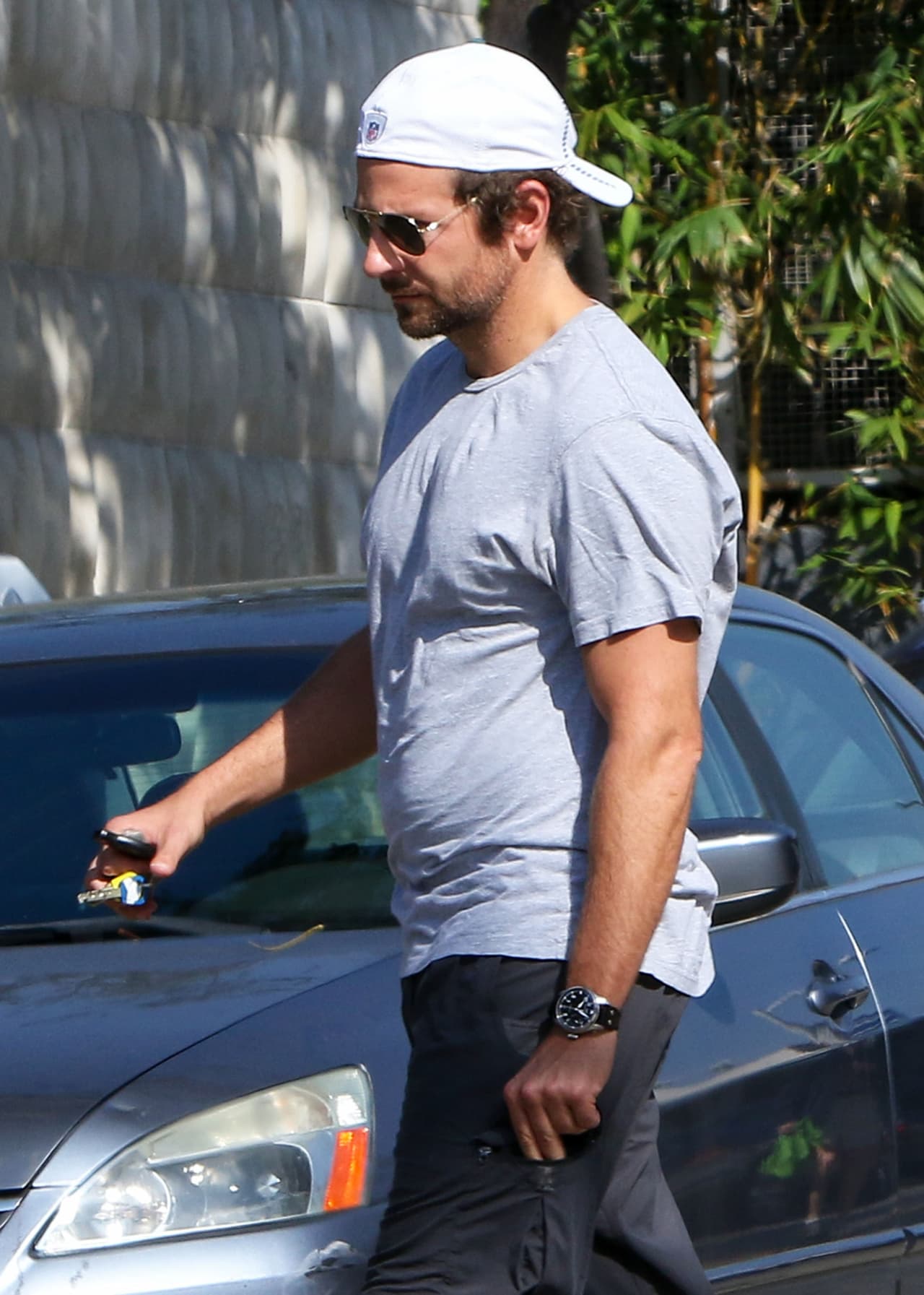 Los paparazzi lo captaron esta misma semana saliendo de un restaurante en West Hollywood.