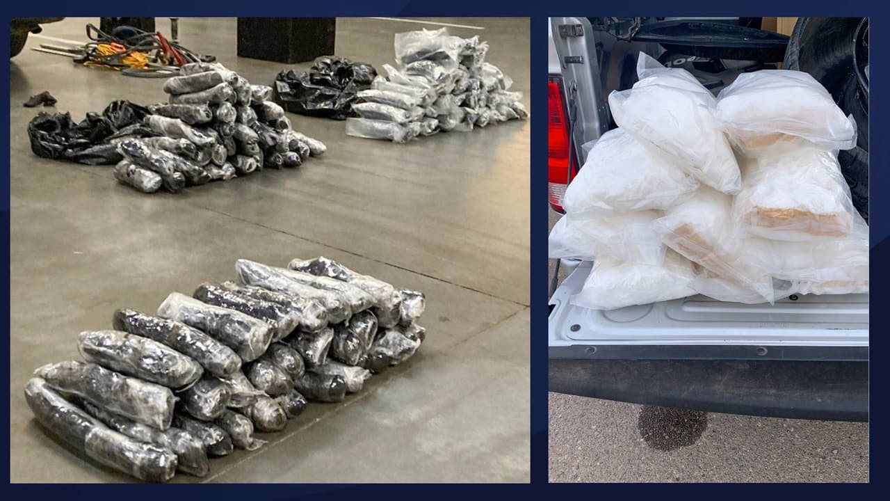 El Departamento de Seguridad Pública de Arizona (AZDPS, por sus siglas en inglés) publicaron imágenes del último decomiso que realizaron en la Interestatal 8 al sur del estado. 
<br>