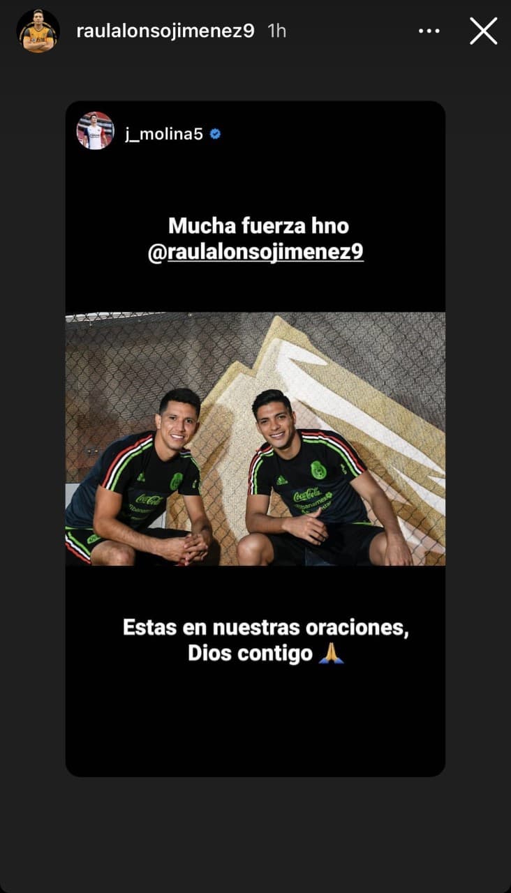La operación del mexicano fue todo un éxito y agradeció todos los mensajes de apoyo que tuvo en su cuenta de Instagram.