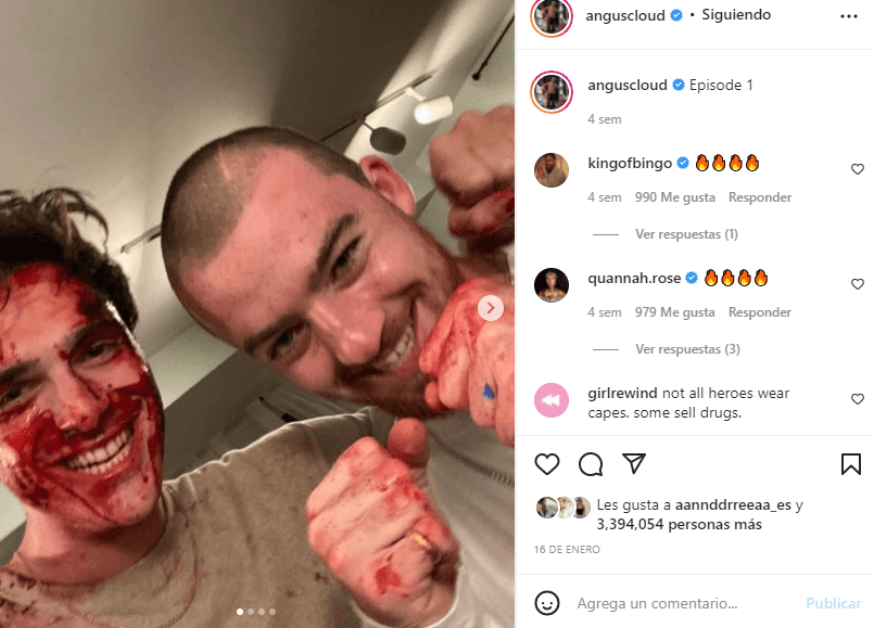 <i>Jacob Elordi y Angus</i> Cloud