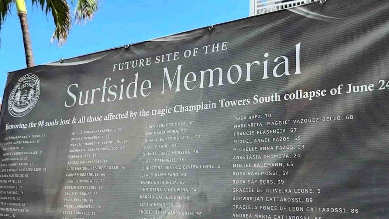 Se conmemoran cinco años del colapso de edificio en Surfside que dejó 98 muertos