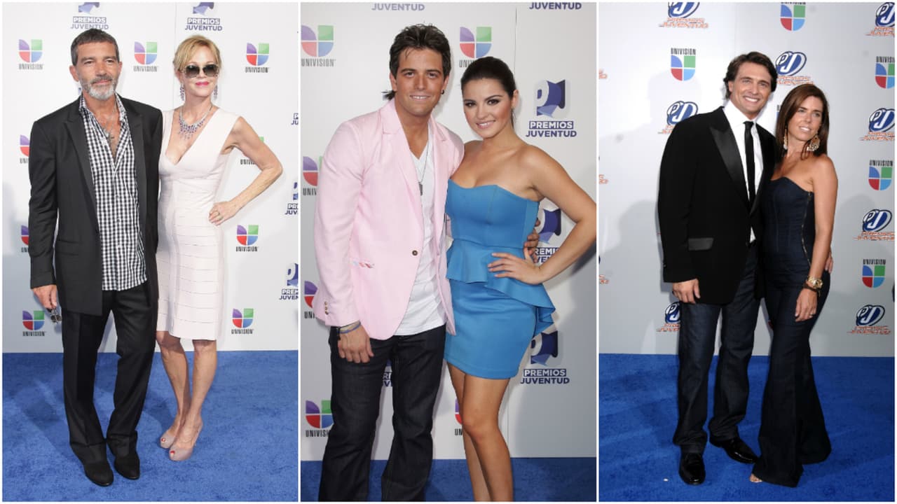 El amor ha estado en el aire durante 15 ediciones de Premios Juventud. Desgraciadamente, la historia de estas parejas finalizó.