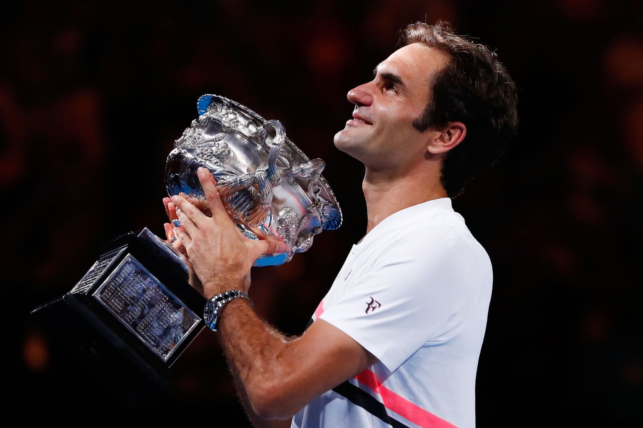 El suizo Roger Federer ganó el tercer 'major' después de cumplir 35 años, haciendo historia de nuevo. Ahora sueña que en este 2018 llegue de nuevo a lo más alto, al número uno mundial.