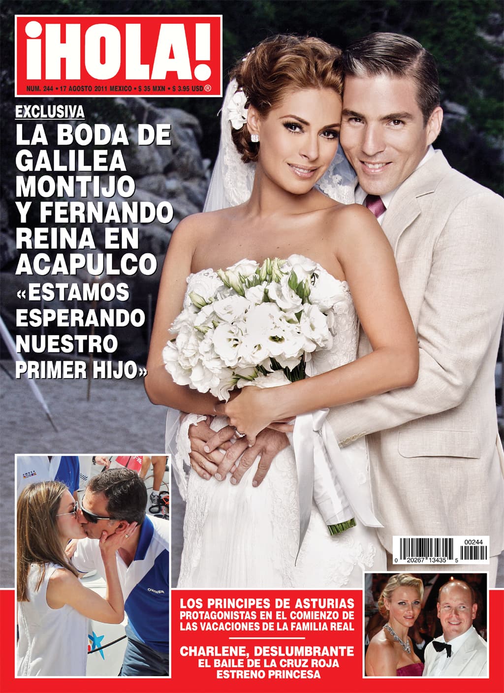 Galilea Montijo y el político Fernando Reina contrajeron matrimonio el 6 de agosto de 2011.